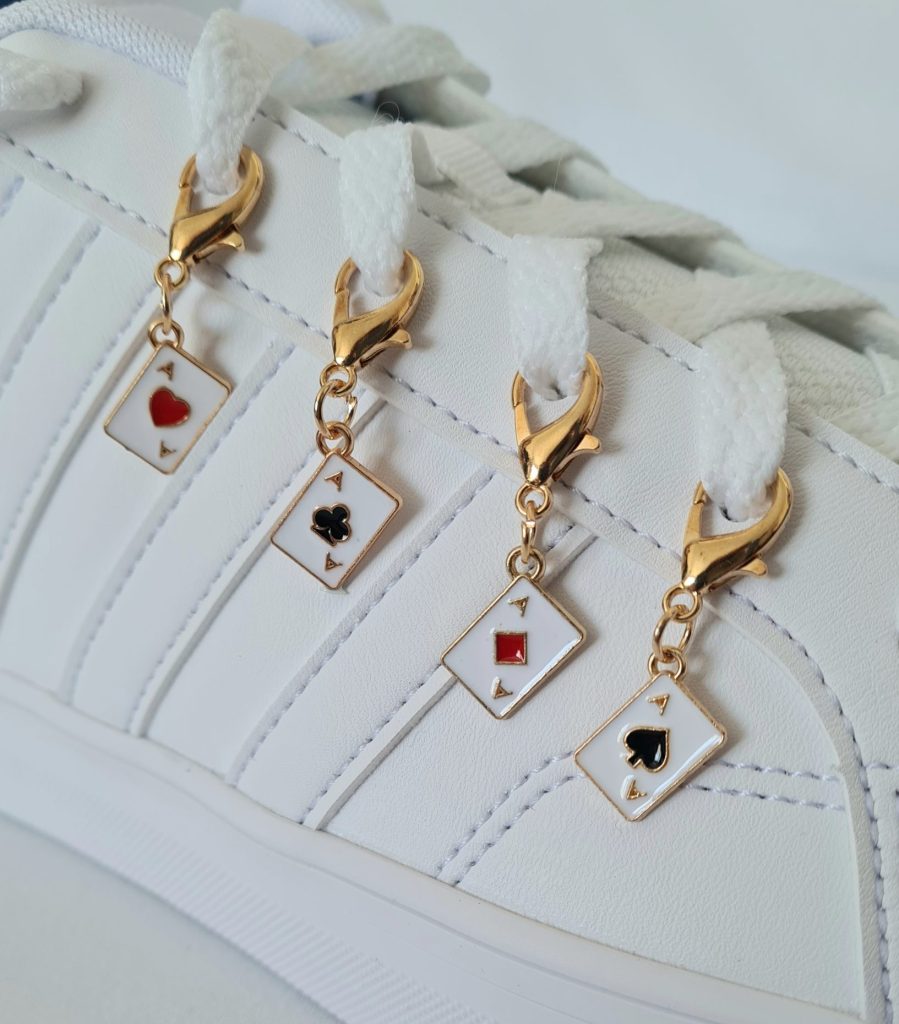 ace card charms (4 set)